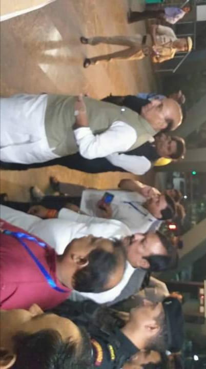 Uday Mandal with Defence Minister Rajnath Singh